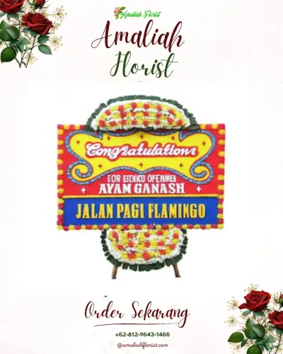 Bunga Papan Congratulation di Tahunan